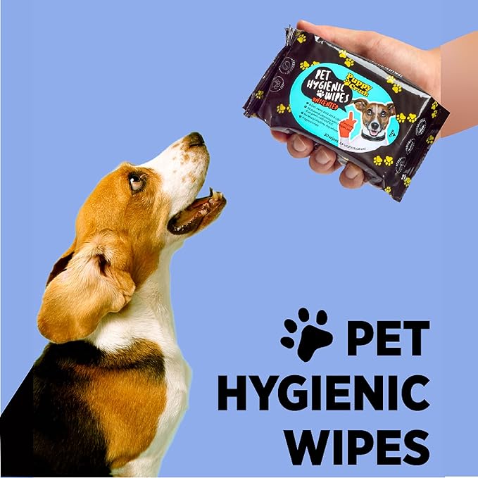 Pet Hygienic Wipes Unscented 30sheets - Grooming Wipes for Cleaning Face and Deodorizing…