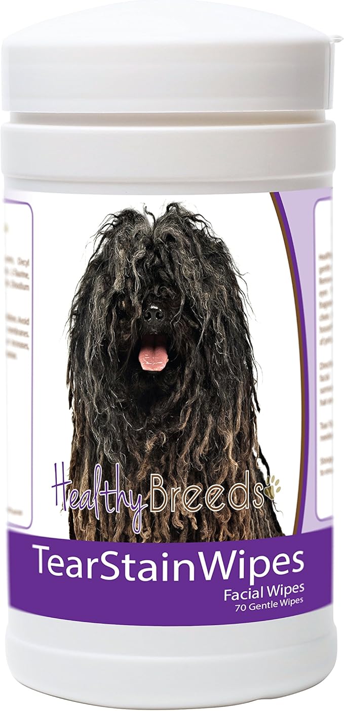 Healthy Breeds Pulik Tear Stain Wipes 70 Count