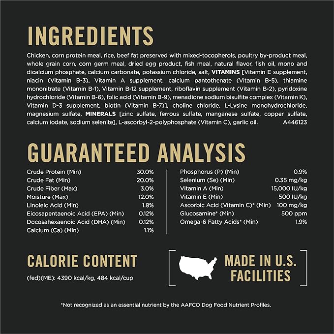 Purina Pro Plan Sport Performance 30/20 Chicken and Rice Formula High Protein Dog Food - 50 Pound (Pack of 1)