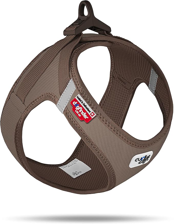 Vest Harness curli Clasp Cord Brown XS