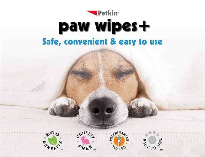 Petkin Paw Wipes 100 count