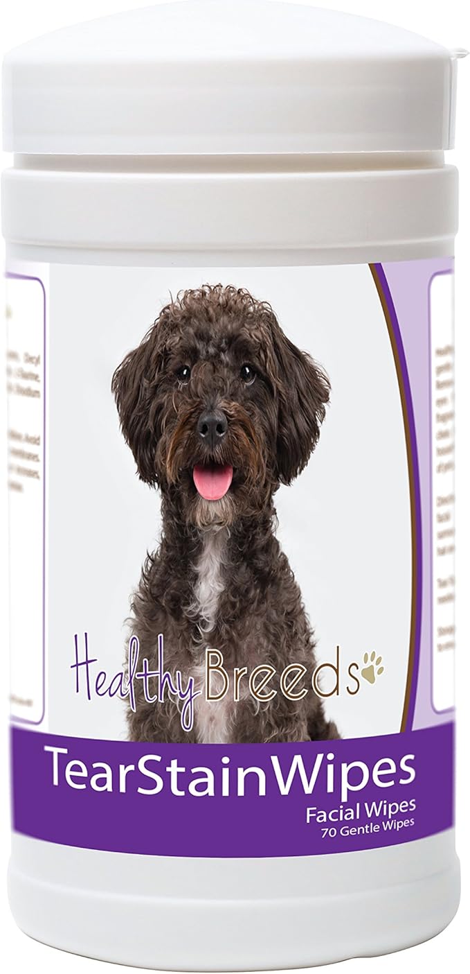 Healthy Breeds Schnoodle Tear Stain Wipes 70 Count