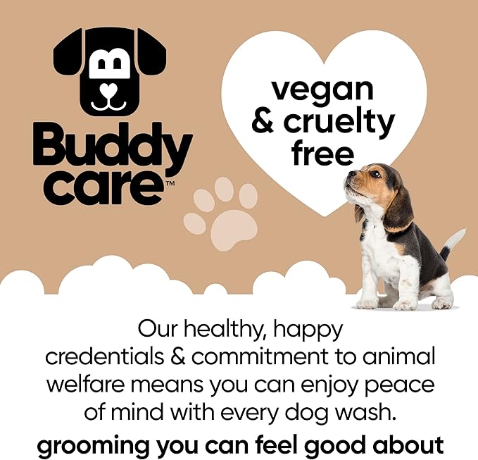 2in1 Dog Shampoo & Conditioner by Buddycare | Coconut Scented | with Aloe Vera and Pro Vitamin B5 (16.90oz)
