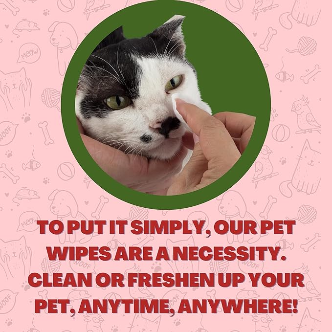 FurryFriends Pet Wipes | Strawberry | Hypo-allergenic | Alcohol Free| Deodorizing | Removes Loose Hair & Dirt | Incredibly Clean | 200 ct. 1 Pack