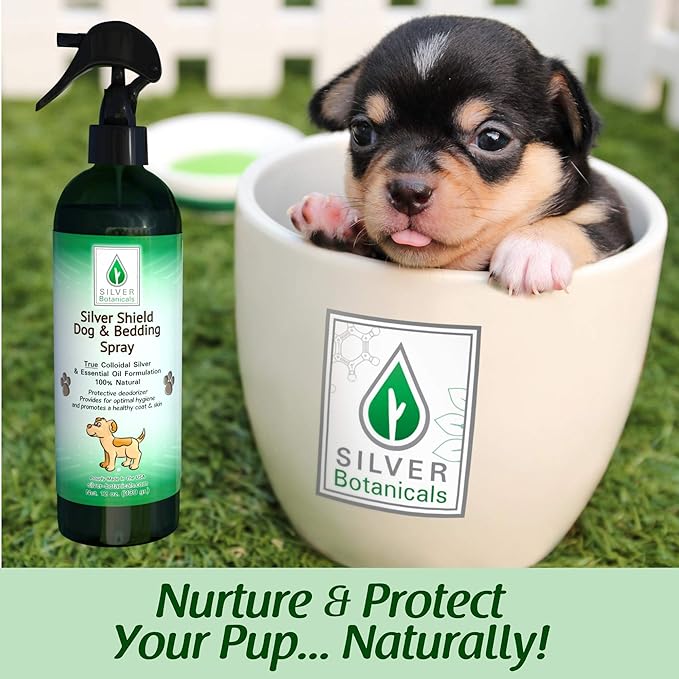 Silver Shield Dog & Bedding Spray | All Natural Colloidal Silver Dog Hygiene Spray