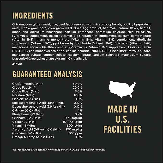 Purina Pro Plan Sport Performance 30/20 Chicken and Rice Formula High Protein Dog Food - 6 lb. Bag