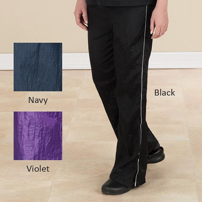 Top Performance Contrast-Trim Grooming Pants — Fashionable and Versatile Pants for Professional Groomers - Small, Black/White