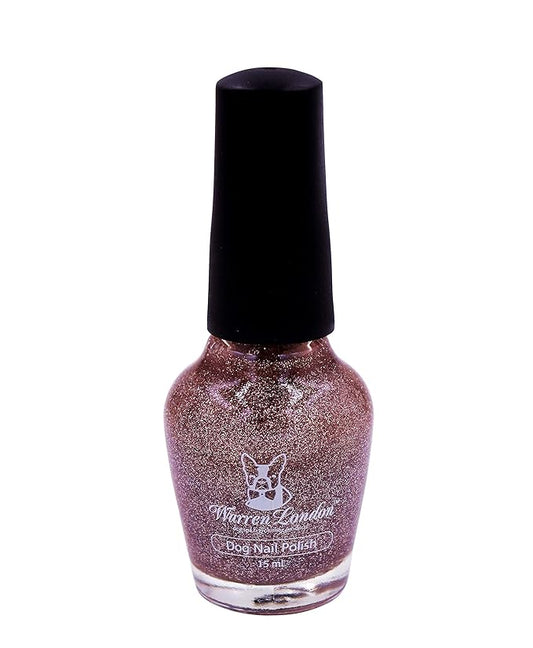 Warren London Dog Nail Polish in A Bottle Premium Coverage & Color- Made in USA- Sparkle Pink