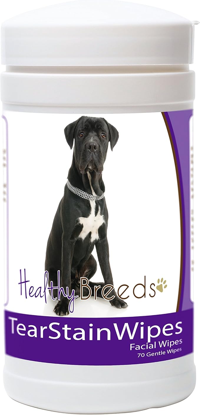 Healthy Breeds Cane Corso Tear Stain Wipes 70 Count