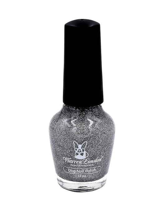 Warren London Dog Nail Polish in A Bottle Premium Coverage & Color- Made in USA- Sparkle Silver