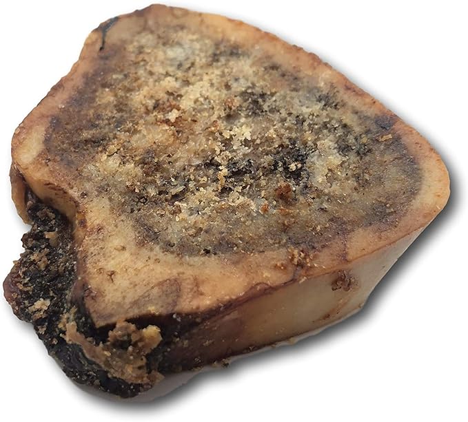 Top Dog Chews Premium - Made in The USA - Dog Bones with Bone Marrow - Long Lasting Natural Beef Femur Chews - Best for Small Dogs - Shrink Wrapped for Freshness. (1 Count of 6 Slices)
