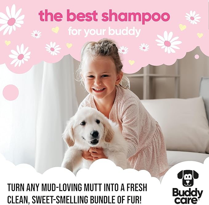 Baby Fresh Dog Shampoo by Buddycare | Deep Cleansing Shampoo for Dogs | Fresh Scented | with Aloe Vera and Pro Vitamin B5 (33.81oz)