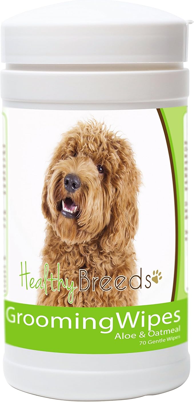 Healthy Breeds Labradoodle Grooming Wipes 70 Count