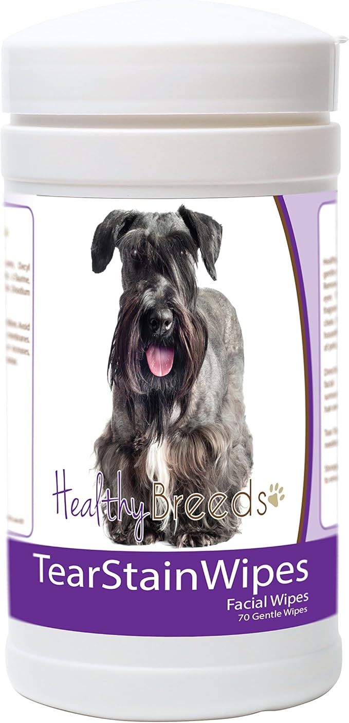 Healthy Breeds Cesky Terrier Tear Stain Wipes 70 Count
