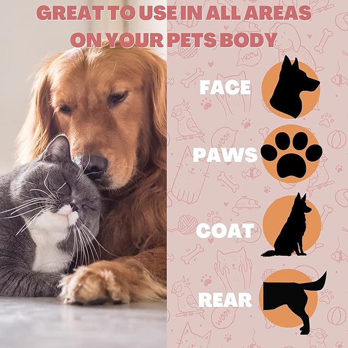 FurryFriends Pet Wipes | Citrus Scented | Hypo-allergenic | Alcohol Free| Deodorizing | Removes Loose Hair & Dirt | Incredibly Clean | 12 Pack