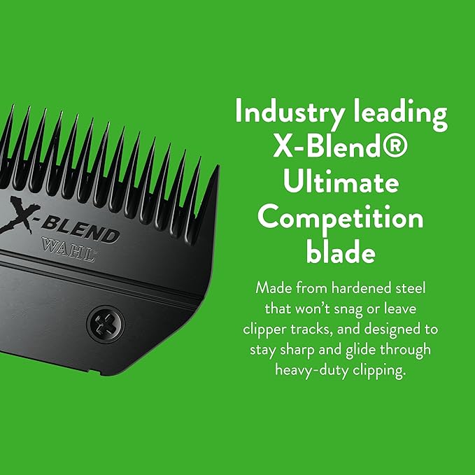 Wahl Professional Animal X-Blend Ultimate Competition Series Detachable Blade for Cattle and Sheep (2450-500)
