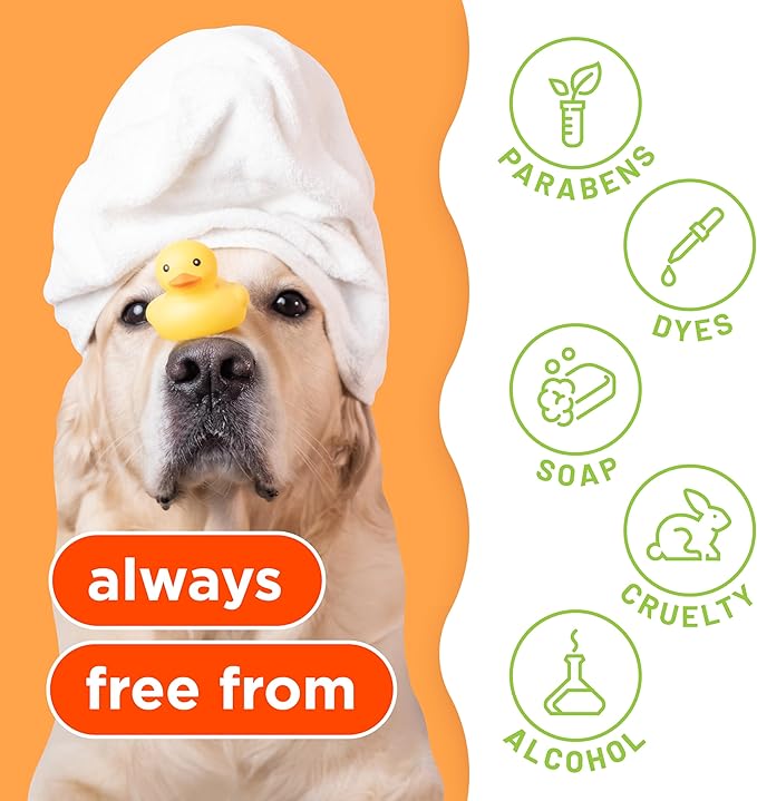 TropiClean Citrus Flea & Tick Shampoo for Dogs, Soothing Bite Relief, Fresh Citrus Scent, Made in the USA, 20oz.