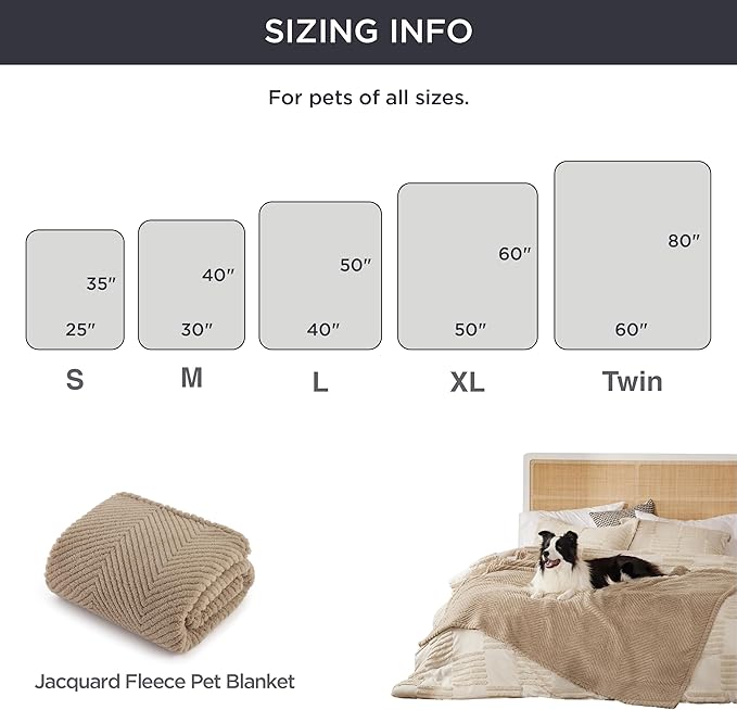 Bedsure Dog Blanket for Medium Dogs Washable - Soft Fluffy Puppy Blanket with Premium 300GSM Coral Fleece, Cozy Calming Cat Blankets for Indoor Cats, Fuzzy Pet Blanket for Kitten Doggy, Brown, 30x40IN