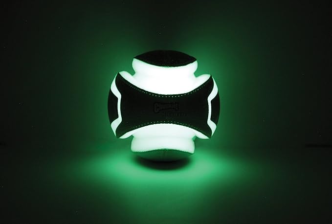 ChuckIt! Kick Fetch Dog Toy Ball, Glow In The Dark, Small