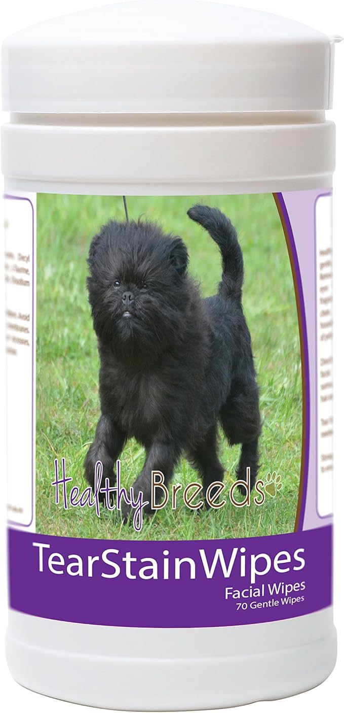 Healthy Breeds Affenpinscher Tear Stain Wipes 70 Count