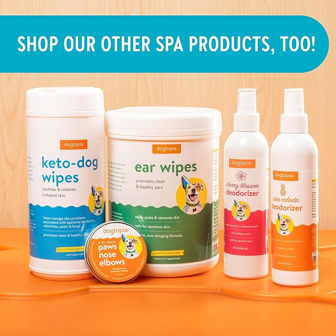 Deodorizer Spray for Pets | 8oz Long-Lasting Piña Colada Odor Eliminator for Dogs | Gentle Water - Based Pet Deodorizing Spray