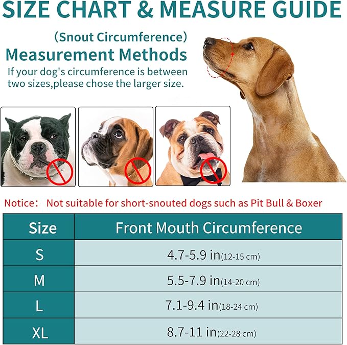 Dog Muzzle for Small Medium Large Dogs, Dog Muzzles for Biting Barking and Chewing Puppy Muzzle Nylon Soft Mesh Breathable Adjustable Loop Muzzle Anti-Dropping (S, Red)