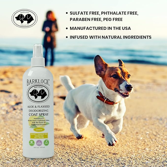 Leave in Conditioning Hair Detangling SprayConditioner, 16oz, Lemon - Dog & Puppy Detangler and Dematting Spray
