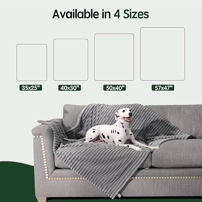 BALANCE Waterproof Blanket Wind Chime Dog Blanket for Small Dogs, Washable Double Sided Pet Blanket with Milk Plush and Super Soft Velvet, Pee Proof Calming Dog Blanket for Couch Protection