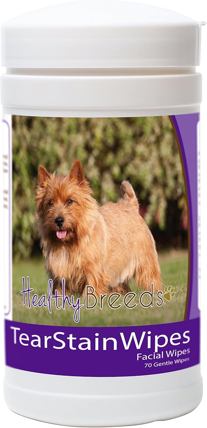 Healthy Breeds Norwich Terrier Tear Stain Wipes 70 Count