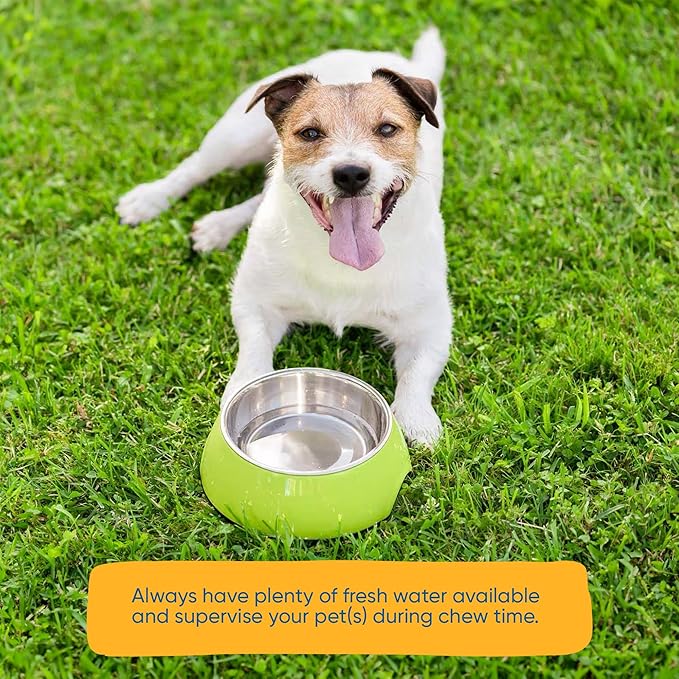 Filled Cow Hooves for Dogs, Delicious Cheese & Bacon Flavor, Stuffed Natural Beef Hoof Dog Chews, Tasty Treats for Dog, Made from Premium Brazilian Cattle, Pack of 3 Count