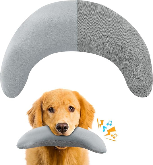 HOMBYS Chewproof Dog Pillow, Calming Toy for Dogs Anxiety Relief, Suitable for Both Crazy Tearers & Tame Dogs, Furry Surface Soft & Comfortable Dog Neck Pillow ImproveSleeping Machine Washable12.8x6.8