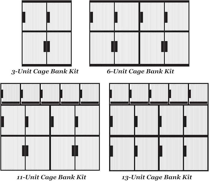 ProSelect Medium Modular Kennel Cage, Graphite