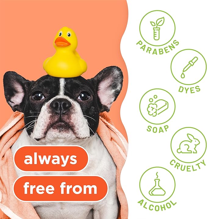 TropiClean 2-in-1 Dog Shampoo and Conditioner, Moisturizing Dog Detangler, Puppy Safe, Made in the USA, Papaya Scent, Cat & Kitten Safe, 20oz.