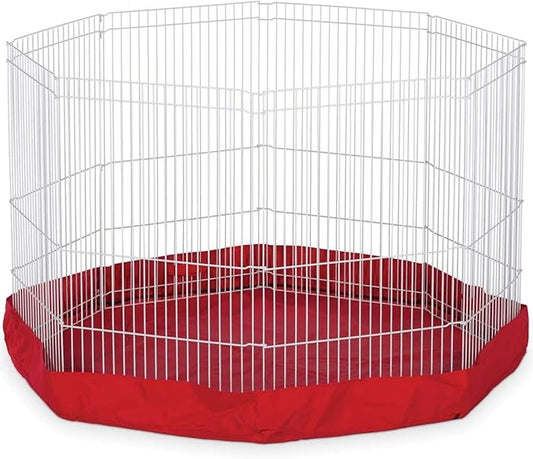Prevue Pet Products SPV40097 Mat/Cover for 8-Panel Play Pen, Red
