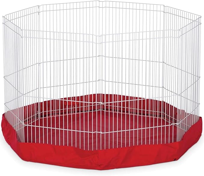 Prevue Pet Products SPV40097 Mat/Cover for 8-Panel Play Pen, Red