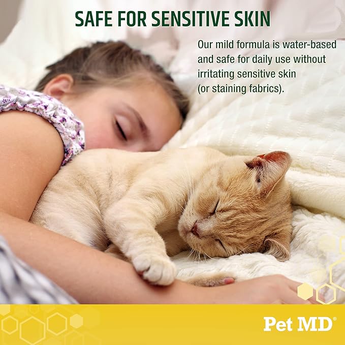 Pet MD Body Spray for Dogs & Cats - Deodorizing Dog Perfume Reduces Static & Eliminates Odor - Long Lasting Pet Cologne Spray for Dogs - Pina Colada Scent - 8 oz