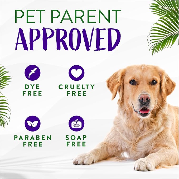 TropiClean Warm Vanilla Waterless Facial Cleanser for Dogs | Dog Foam Face Wash | Dog Face Wash Derived from Natural Ingredients | Cat Friendly | Made in the USA | 7.4 oz.