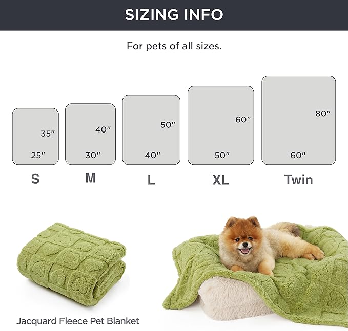 Bedsure Dog Blanket for Medium Dogs Washable - Soft Fluffy Puppy Blanket with Premium 300GSM Coral Fleece, Cozy Calming Cat Blankets for Indoor Cats, Fuzzy Pet Blanket for Kitten Doggy, Green
