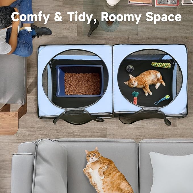 Small Animals Playpen Pop up Small Pet Cage Enclosure Hutch Kennel Tent Chick Run Brooder Box Coop Portable Foldable Outdoor Yard Fence for Kitten Ferret Puppy Guinea Pig Rabbit Hamster Chinchillas