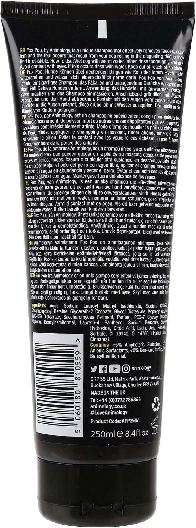 Dog Fox Poo Shampoo 250ml