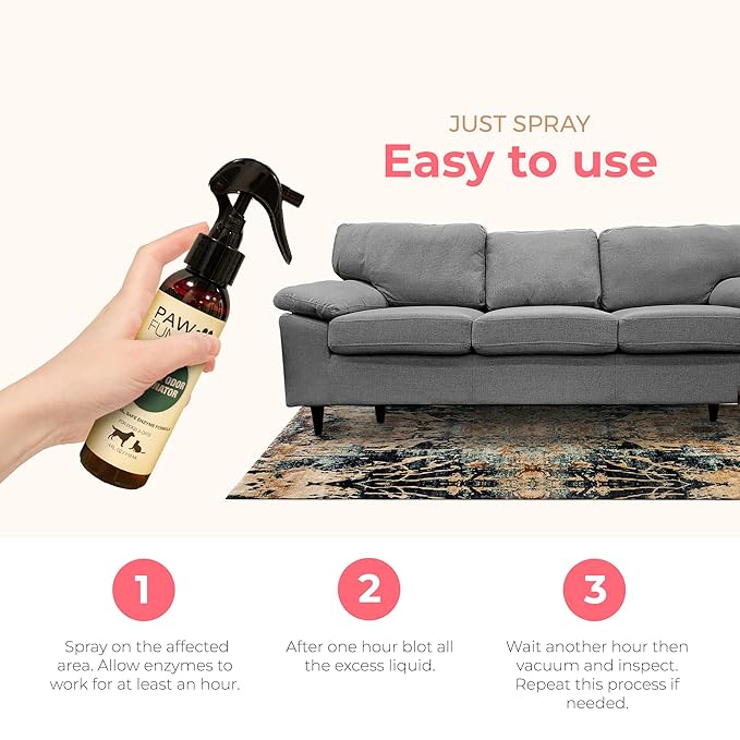 PAWFUME Premium Dog Spray (Lavender) + Stain & Odor Eliminator