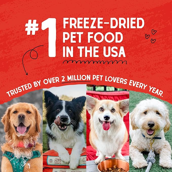 Stella & Chewy's Freeze Dried Raw Tantalizing Turkey Meal Mixer – Dog Food Topper for Small & Large Breeds – Grain Free, Protein Rich Recipe – 18 oz Bag