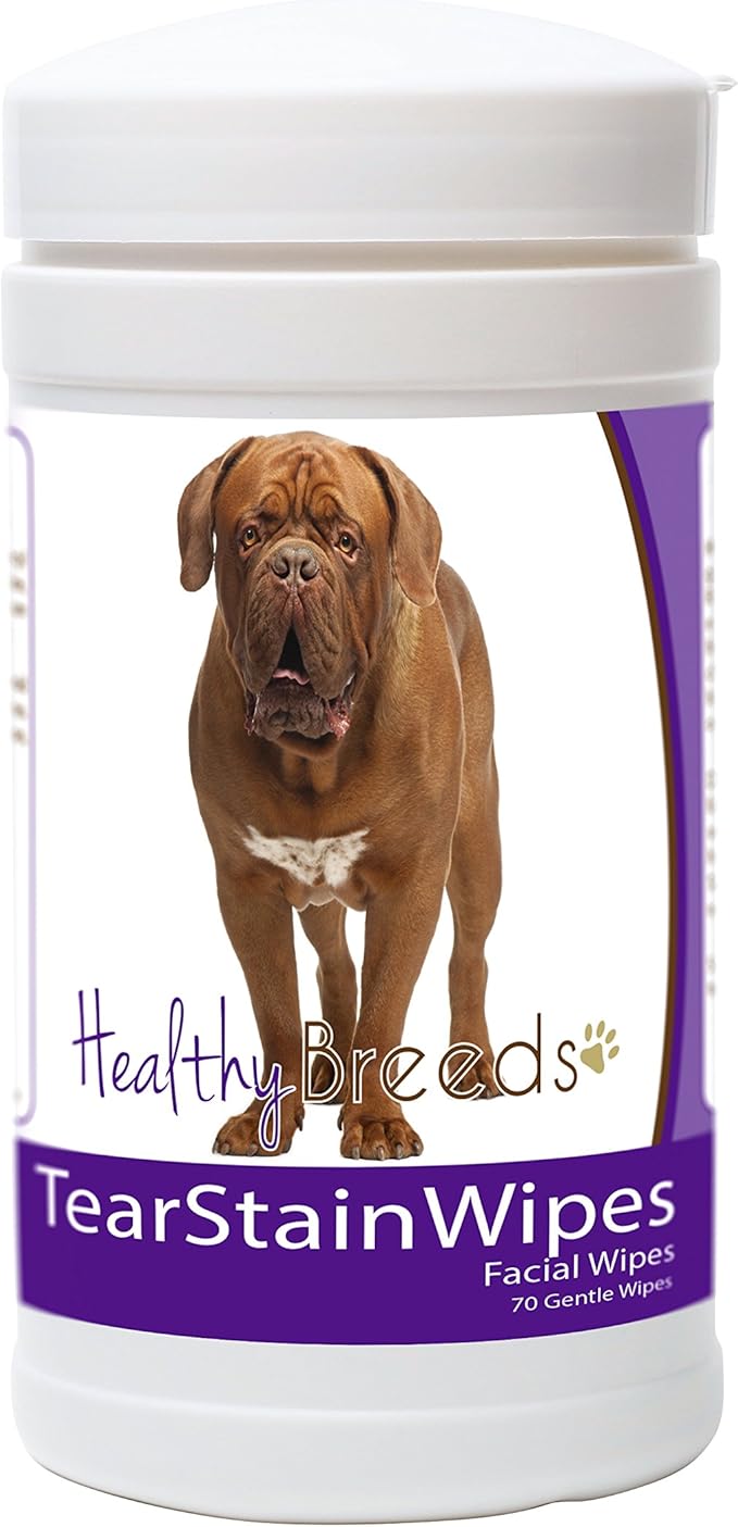 Healthy Breeds Dogue de Bordeaux Tear Stain Wipes 70 Count