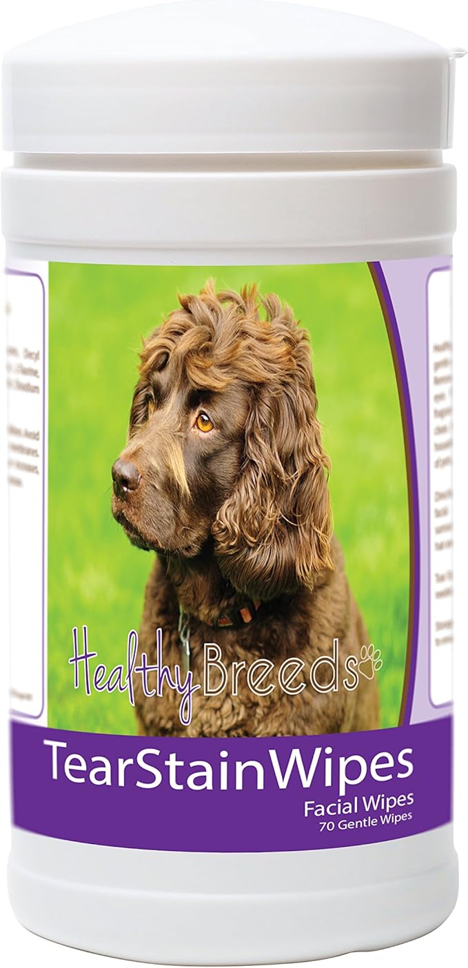 Healthy Breeds Boykin Spaniel Tear Stain Wipes 70 Count