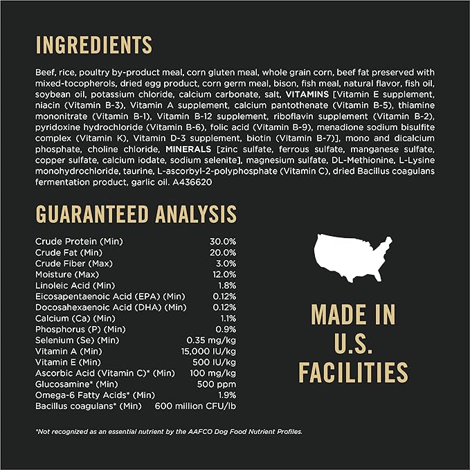 Purina Pro Plan Sport Performance 30/20 Beef & Bison Formula Dry Dog Food - 6 lb. Bag