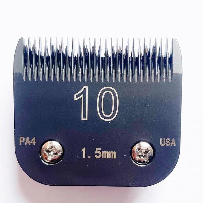 Yuwe Detachable Pet Dog Grooming Clipper Blades, Replacement Blades (Black-10FC)
