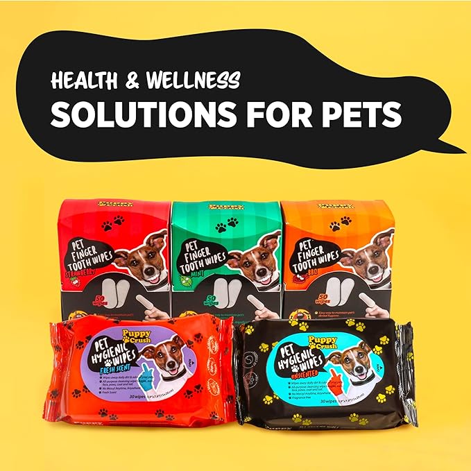 Pet Hygienic Wipes Fresh Scent 30sheets - Grooming Wipes for Cleaning Face and Deodorizing…