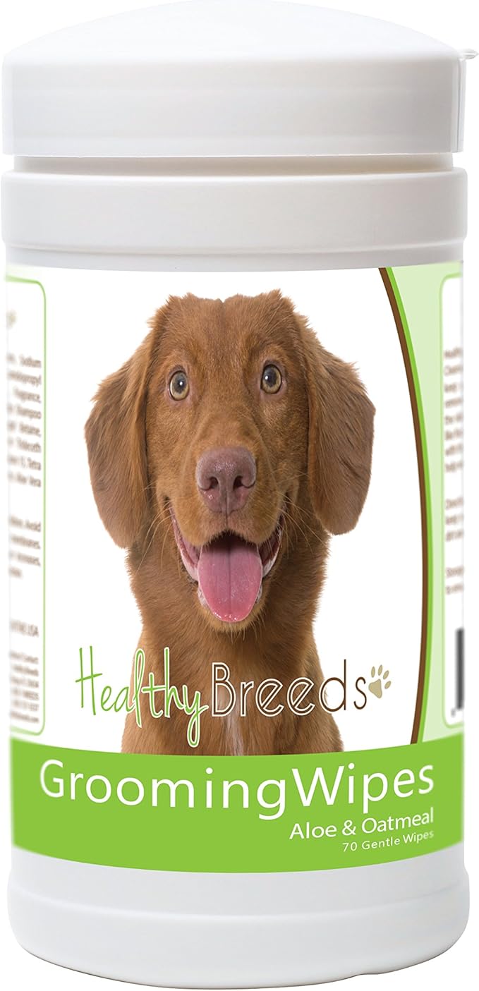 Healthy Breeds Nova Scotia Duck Tolling Retriever Grooming Wipes 70 Count