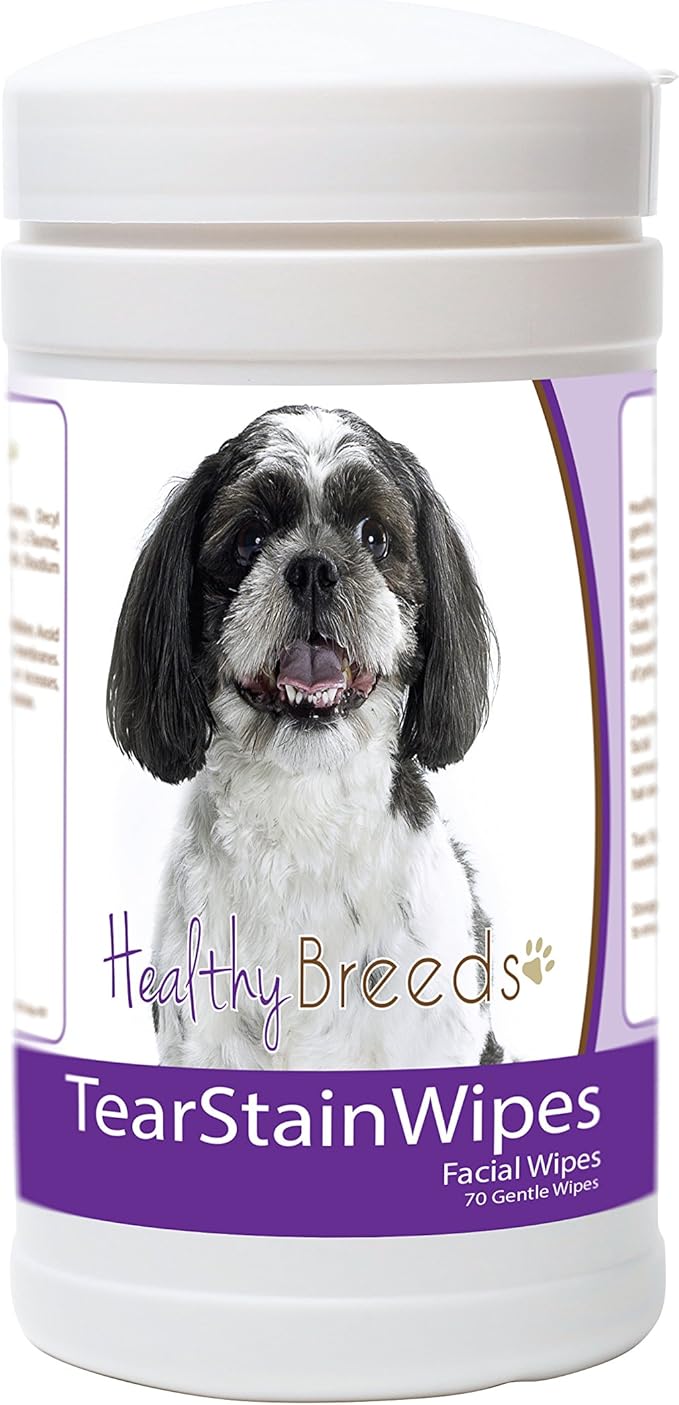 Healthy Breeds Shih-Poo Tear Stain Wipes 70 Count