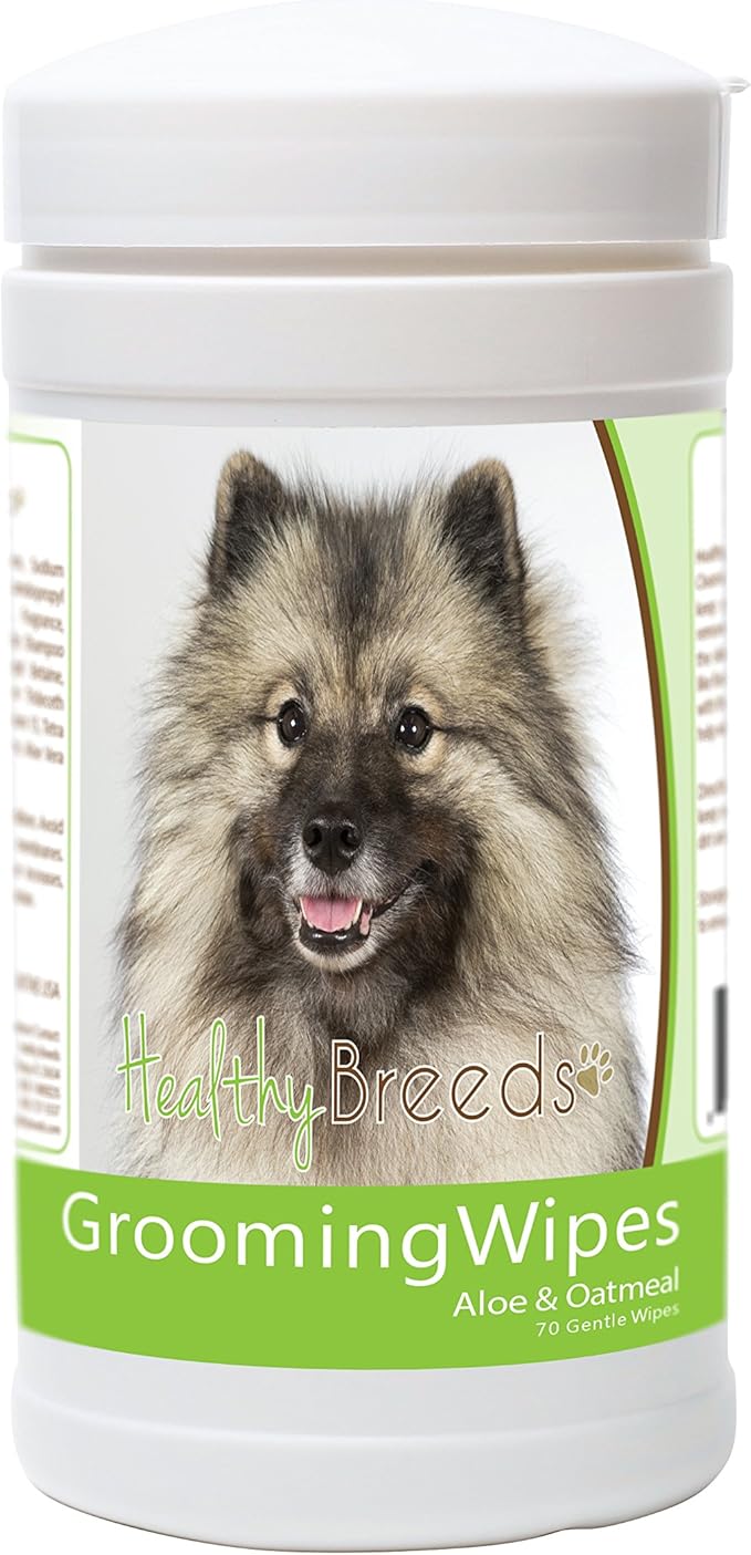 Healthy Breeds Keeshonden Grooming Wipes 70 Count